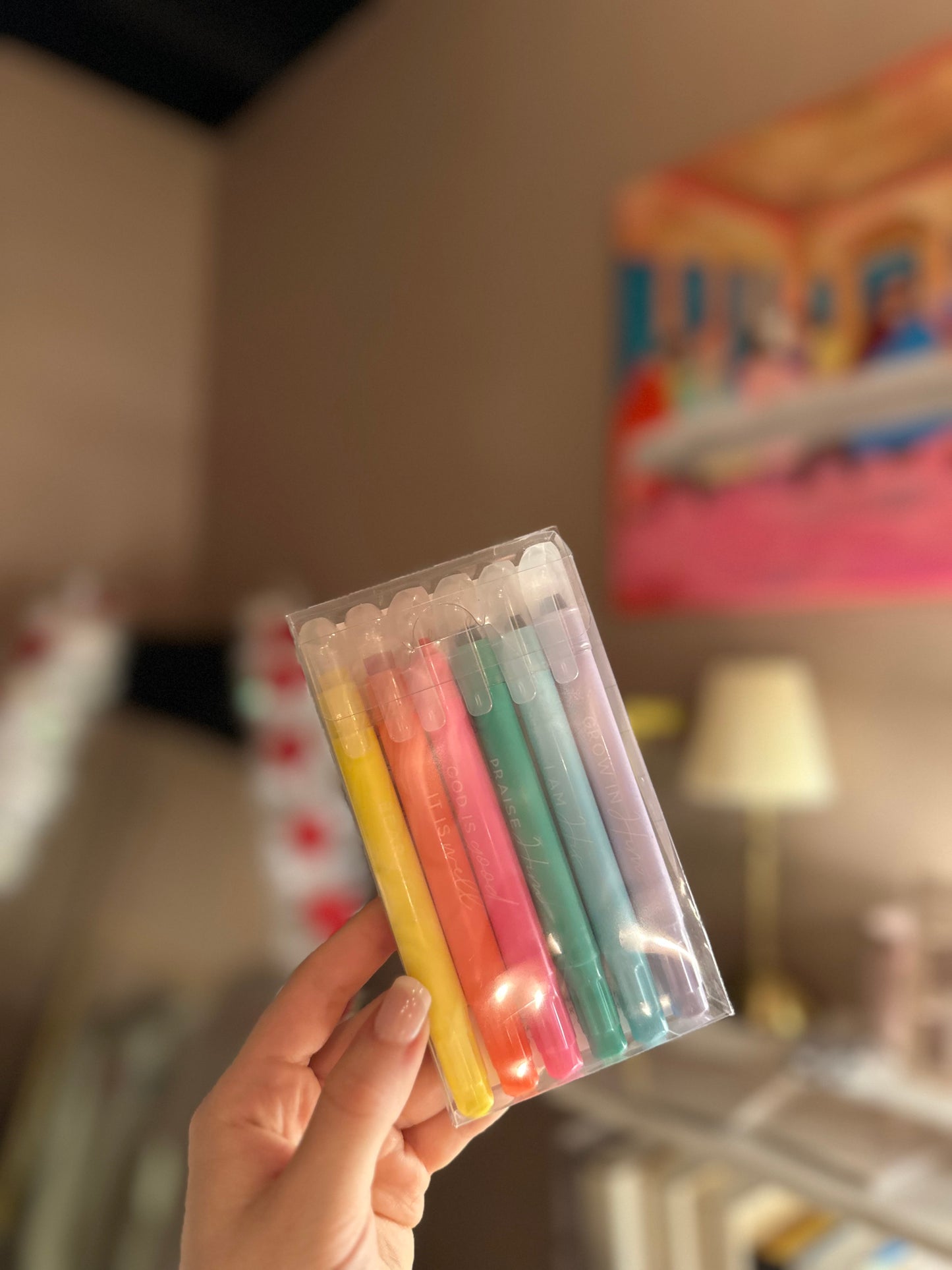 Neon Gel Bible Pens