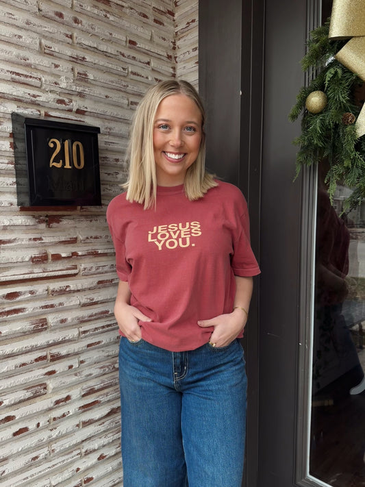 Jesus Loves You CRIMSON