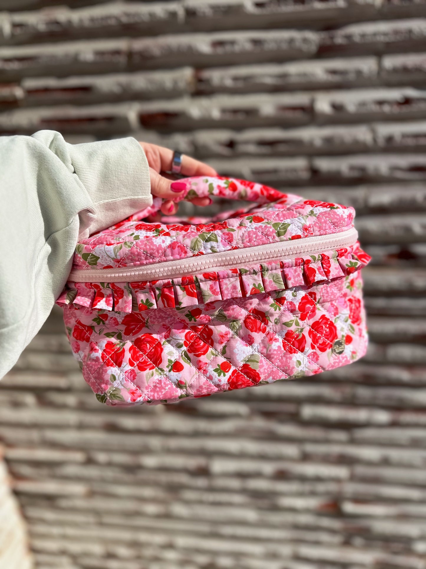 Rose Garden Cosmetic Bag