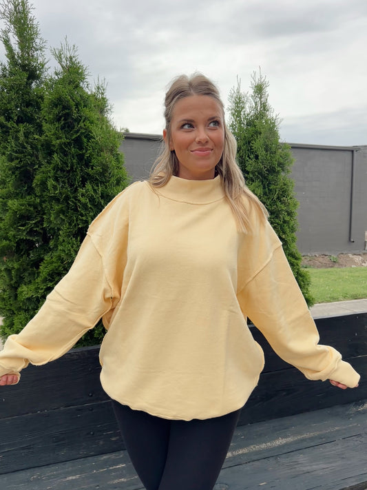 Buttercup Mockneck