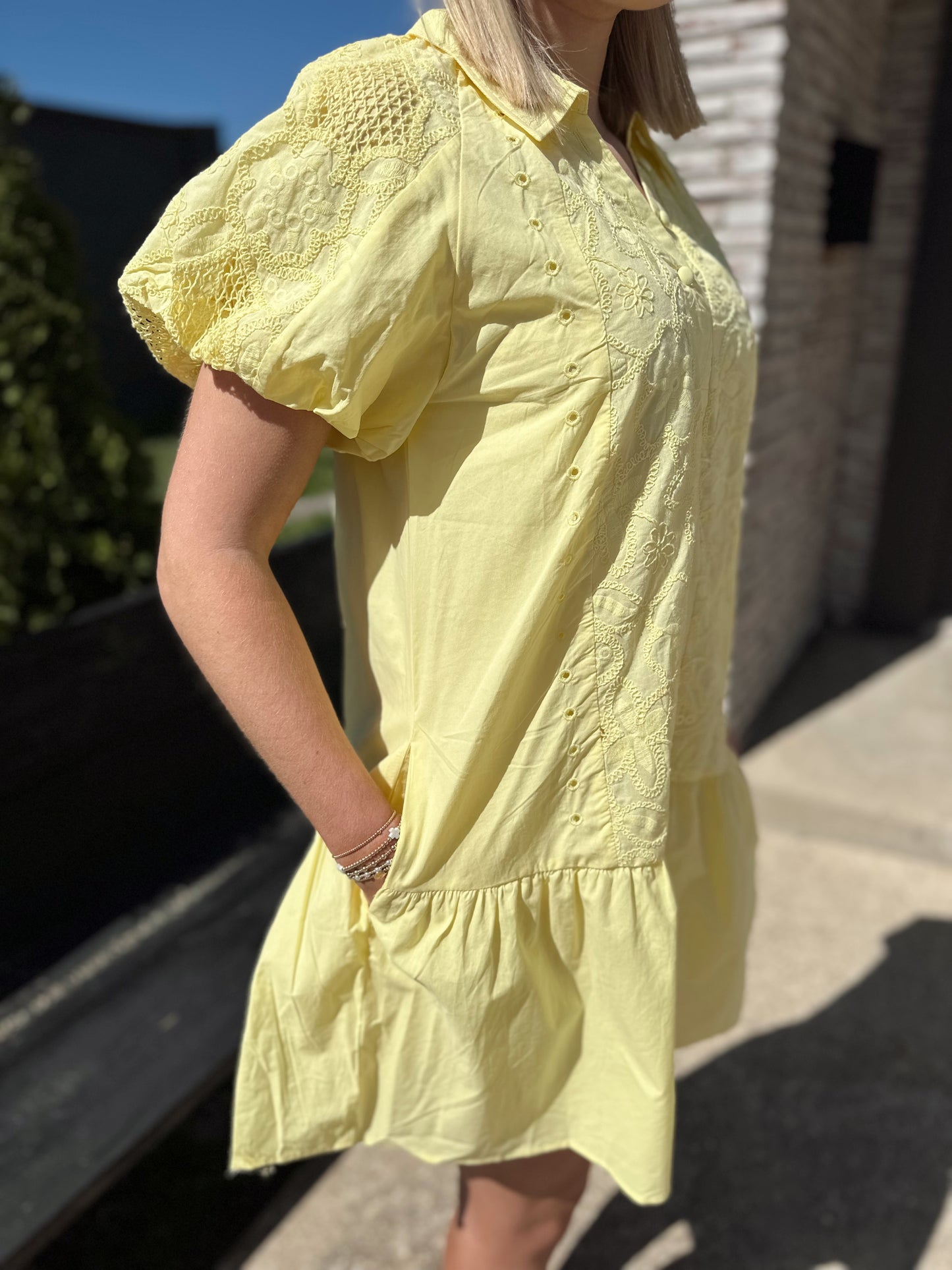 Savannah Sunshine Babydoll Dress🌼