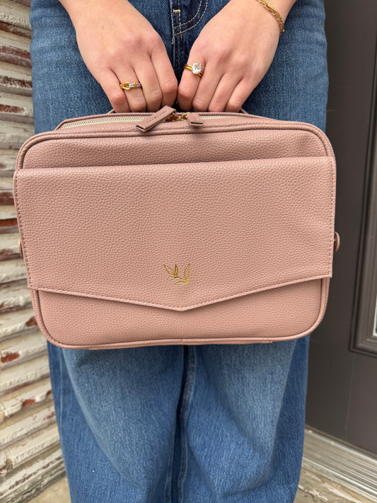 Bible Crossbody Bag LAVENDER LEATHER