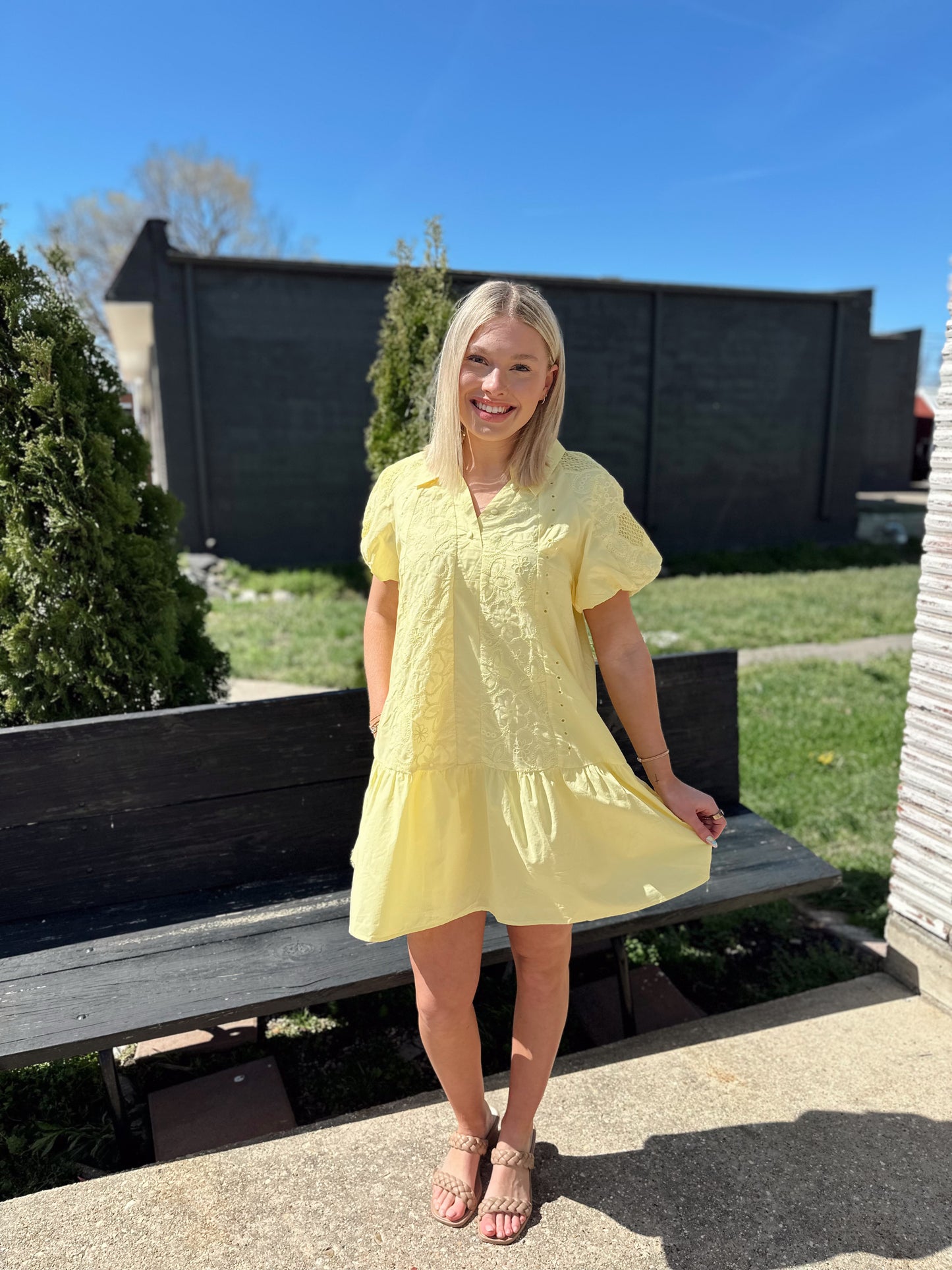 Savannah Sunshine Babydoll Dress🌼