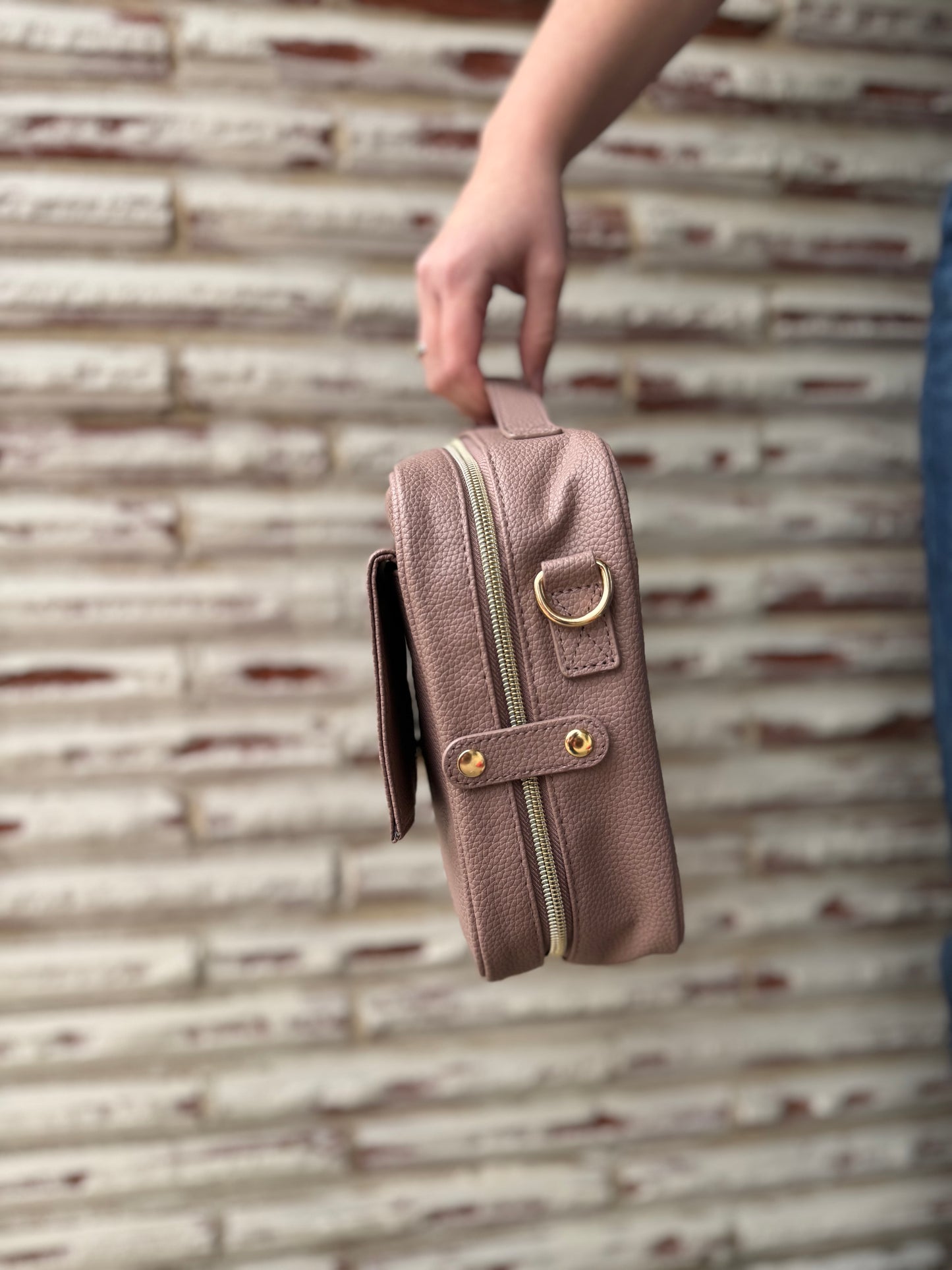 Bible Crossbody Bag LAVENDER LEATHER