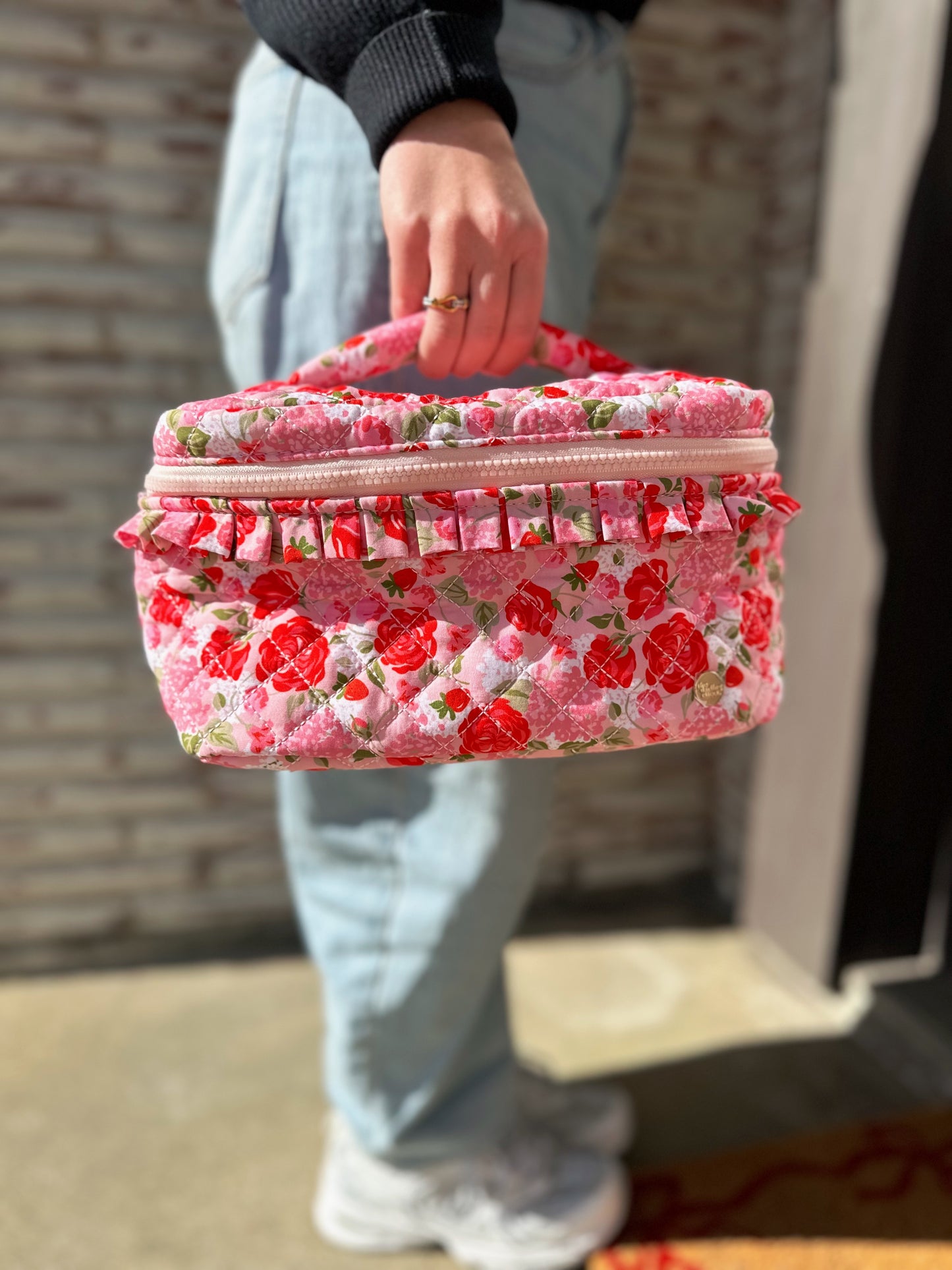 Rose Garden Cosmetic Bag