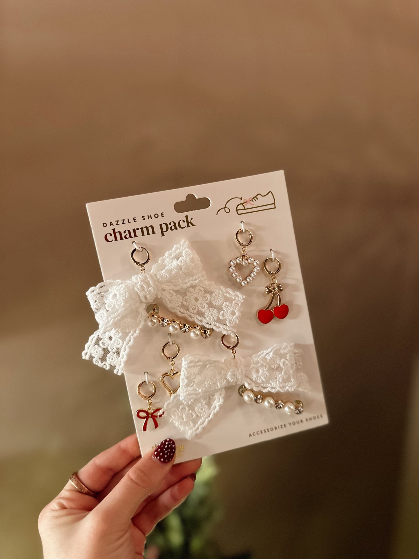 Cherry Shoe Charms