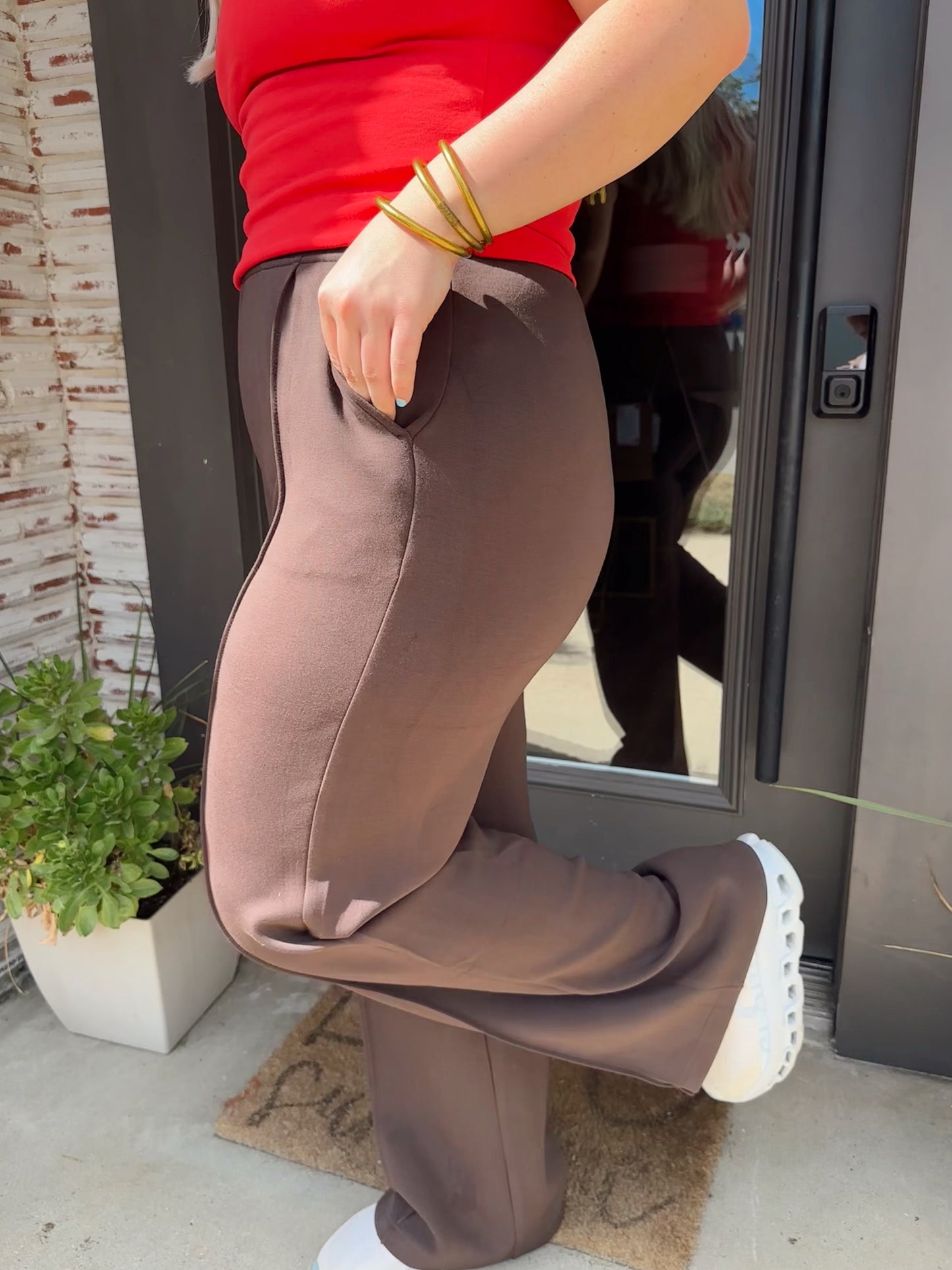 Eleanor Espresso Pants