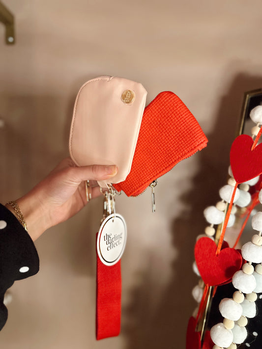 Hugs & Kisses Duo Wristlet