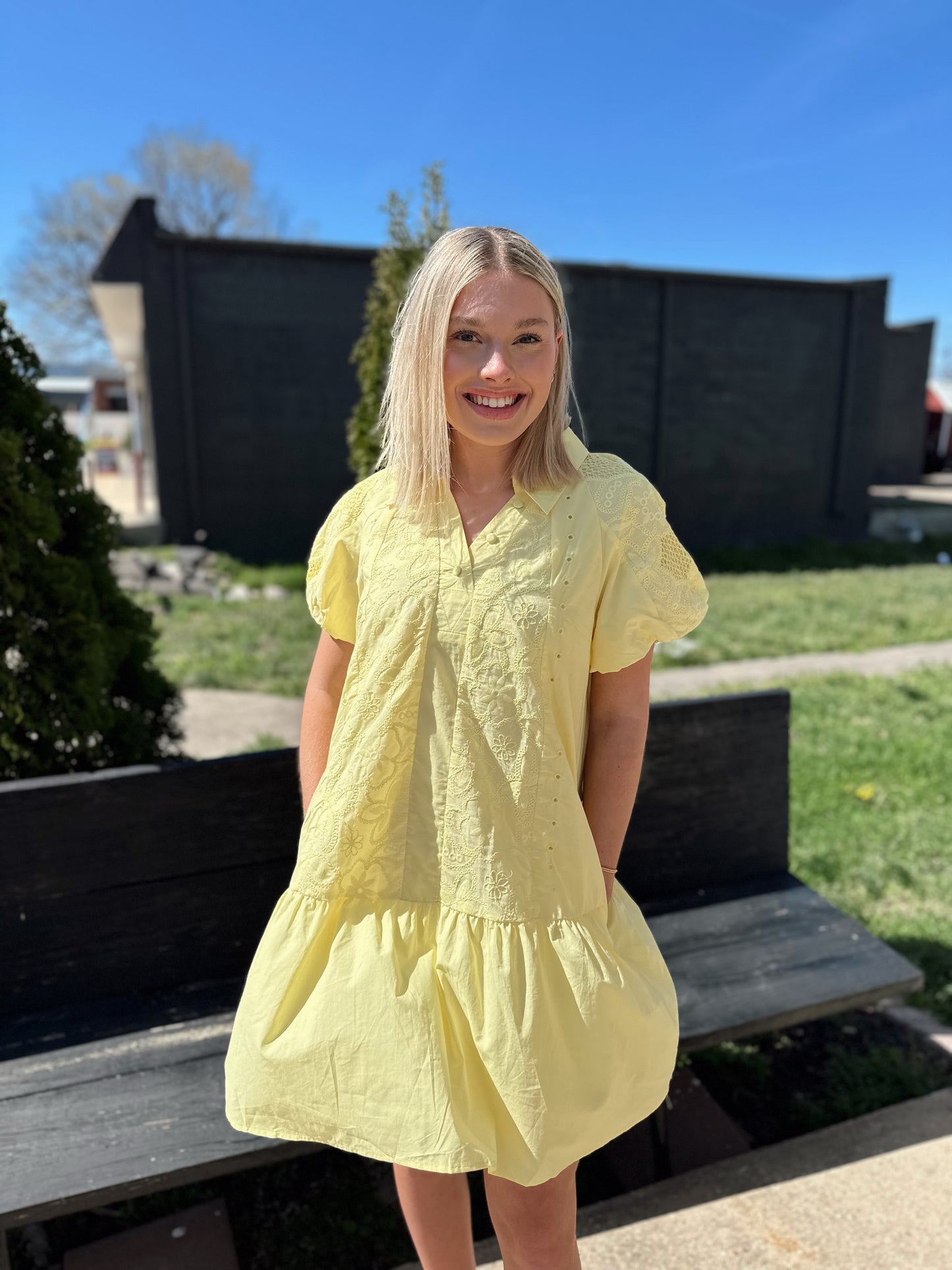 Savannah Sunshine Babydoll Dress🌼