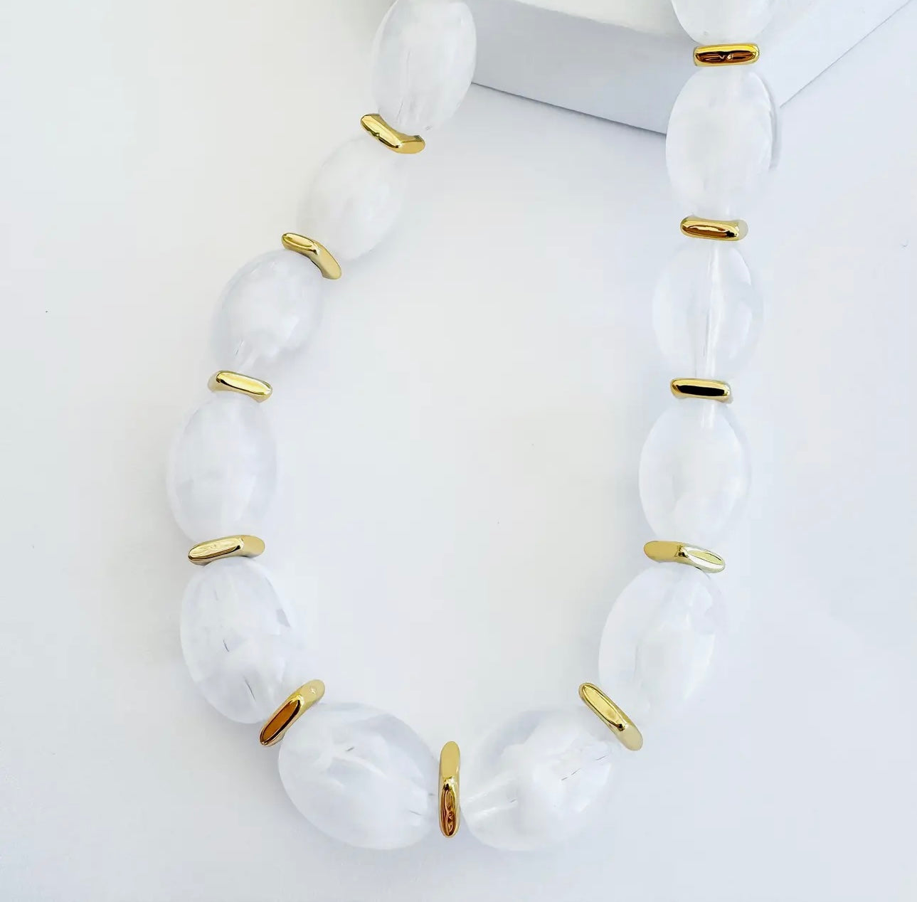 Jelly Pop White Necklace