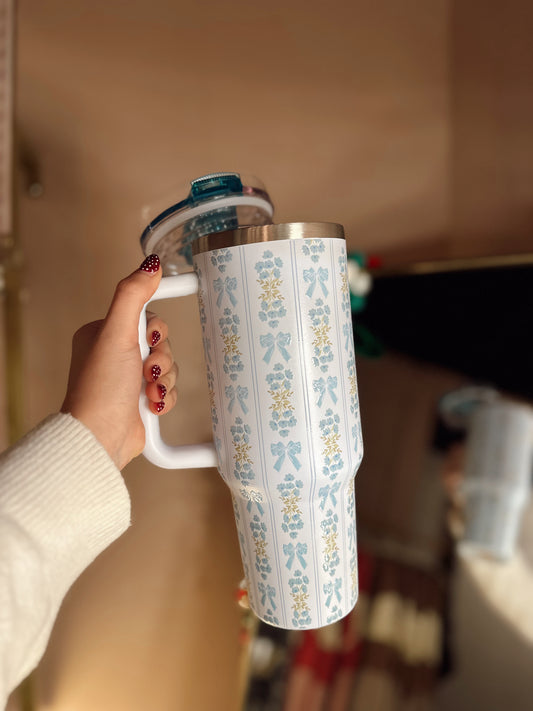 Something Blue Tumbler 40oz