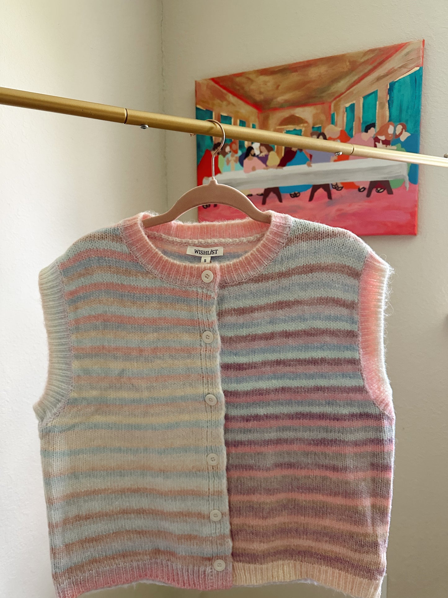 Sweet Stripe Sweater🩵