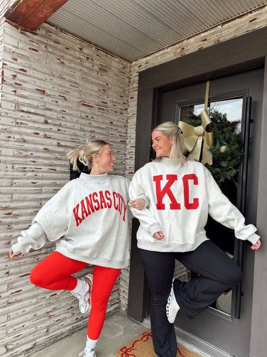 Reversible Kansas City Mockneck❤️